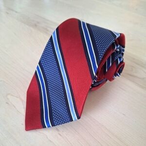 Robert Talbott Best of Class Red and Blue Classic Tie
